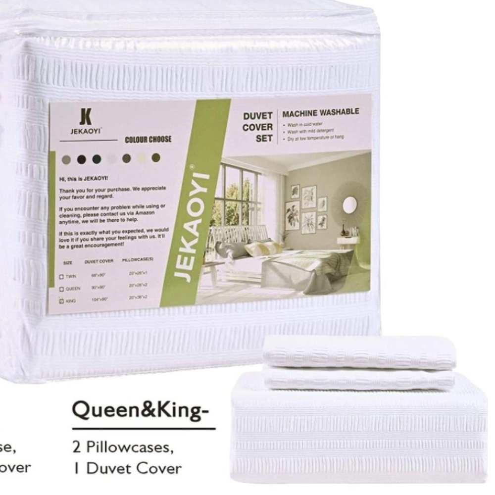 NEW Queen Duvet Cover & 2 pillow cases - Picture 2 of 3